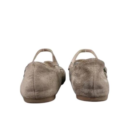 Steve Madden Shoes Womens 7 Flats Fashion Loafer Leather Buckle Strap Edggy Grey - Picture 3 of 12